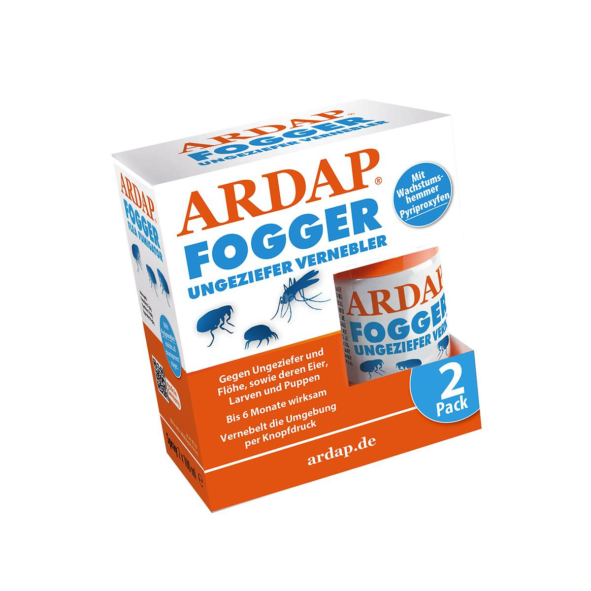 ARDAP Fogger Ungeziefer Vernebler 2 x 100 ml